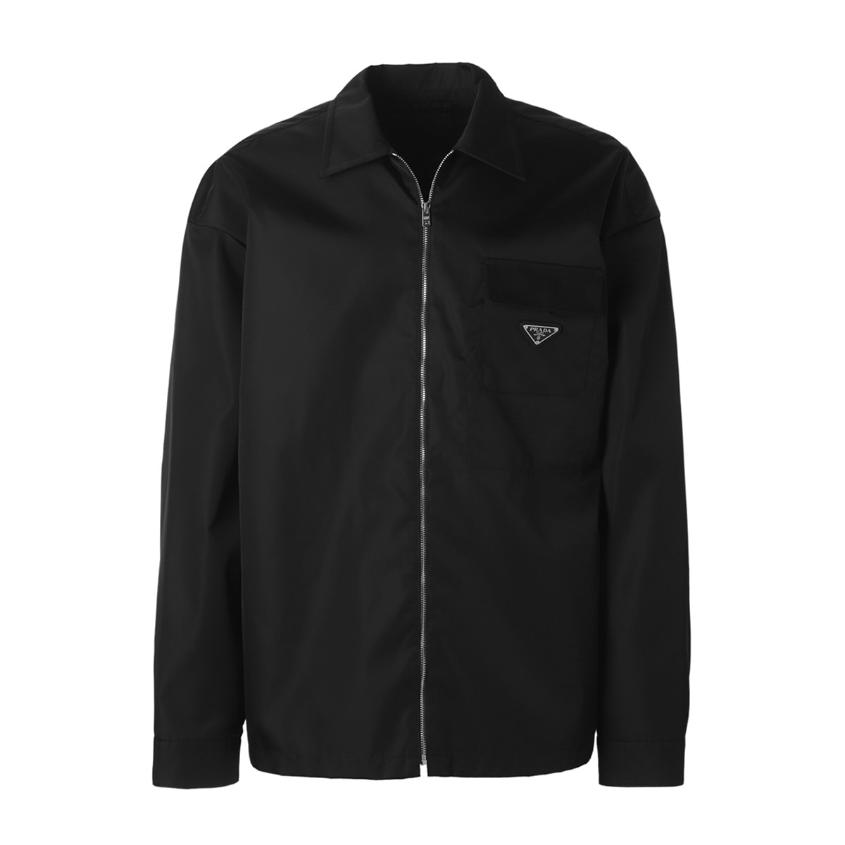 PRADA ブラック ナイロンジャケット S PRADA プラダ ナイロンジャケット/ジップアップ ブルゾン メンズ