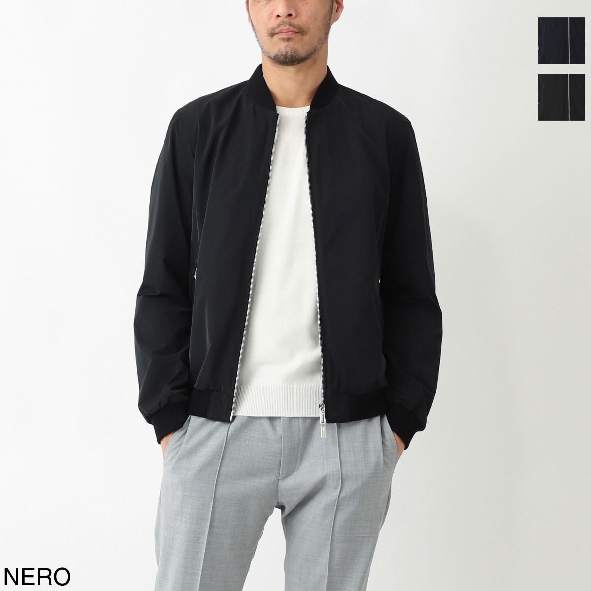 MOORER ムーレー ジップアップジャケット/ボンバージャケット/SORANO-D6 ソラーノ【大きいサイズあり】 メンズ