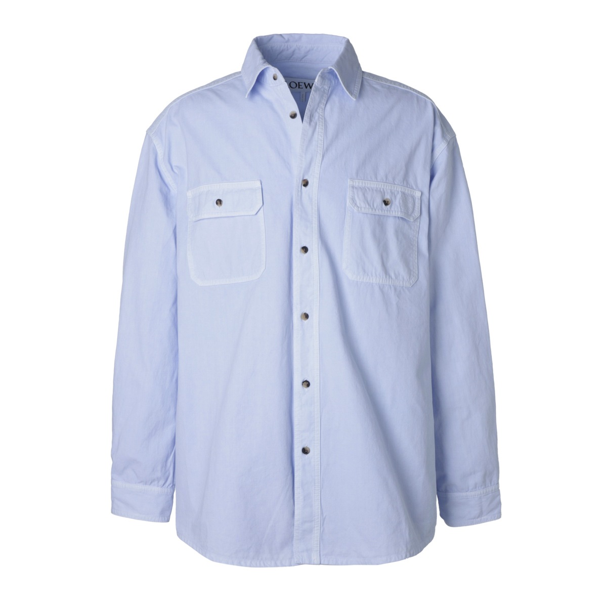 ロエベ　シャツ アウトレット】LOEWE ロエベ 長袖レギュラーカラーシャツ メンズ