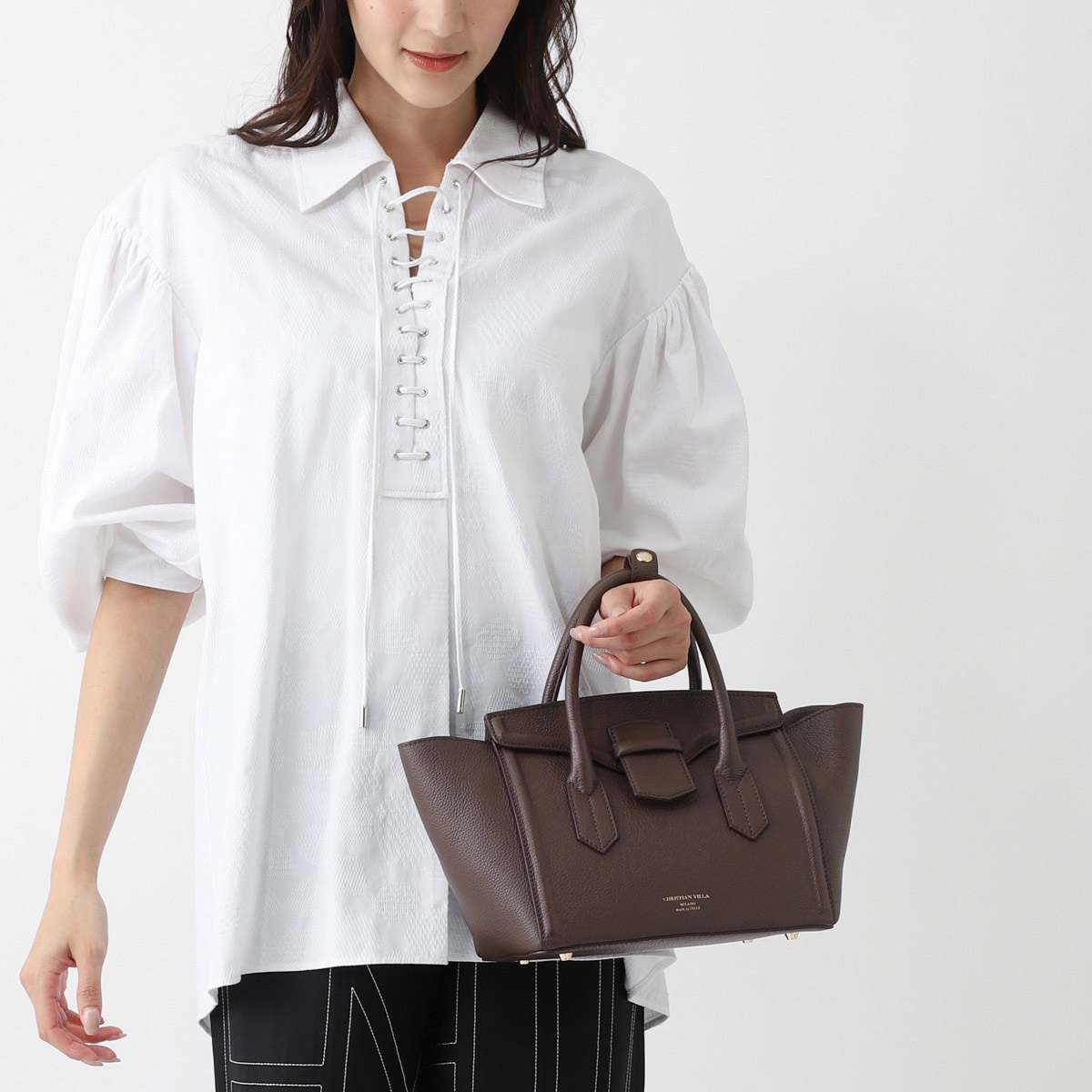 柳橋唯さん紹介】CHRISTIAN VILLA ボストンバッグ 6150 ガチで買って