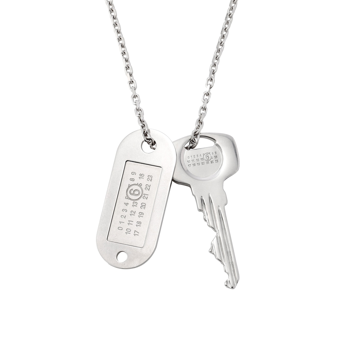 【MM6】【MAISON MARGIELA】ネックレス MM6 Maison Margiela Numeric Minimal Signature ネックレス