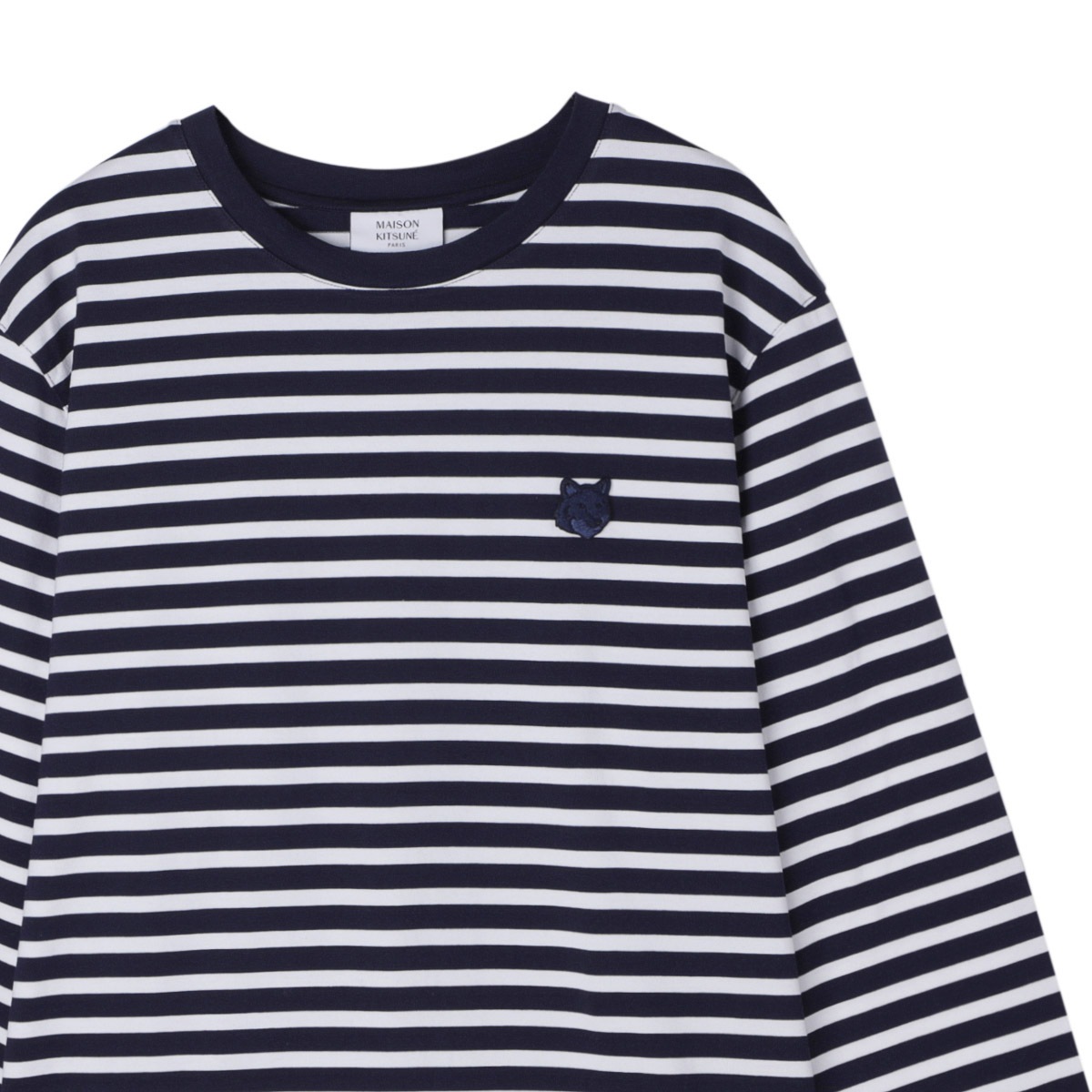 MAISON KITSUNE メゾンキツネ クルーネック 長袖Tシャツ/BOLD FOX HEAD