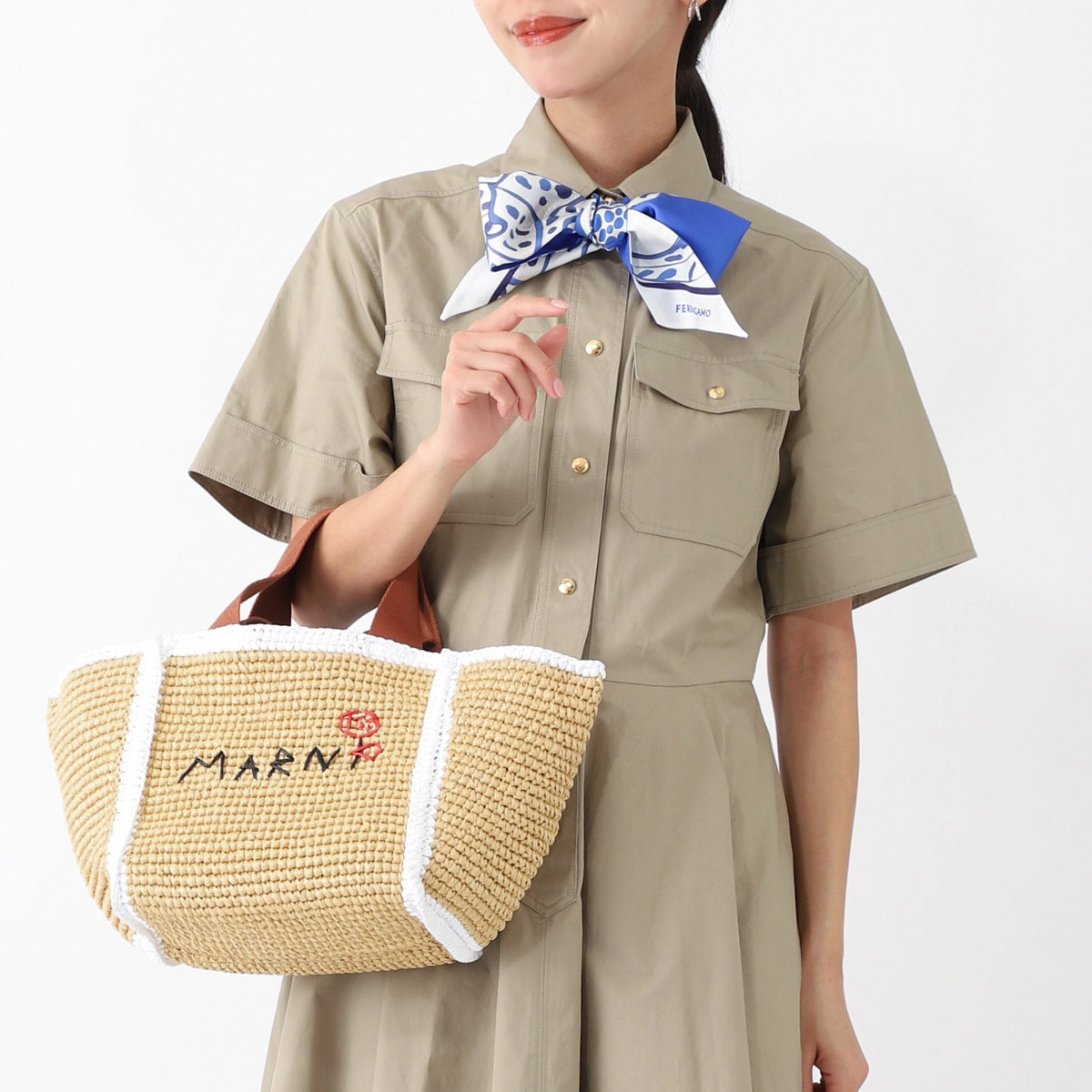 MARNI マルニ トートバッグ 2WAY/かごバッグ/SMALL SILLO レディース