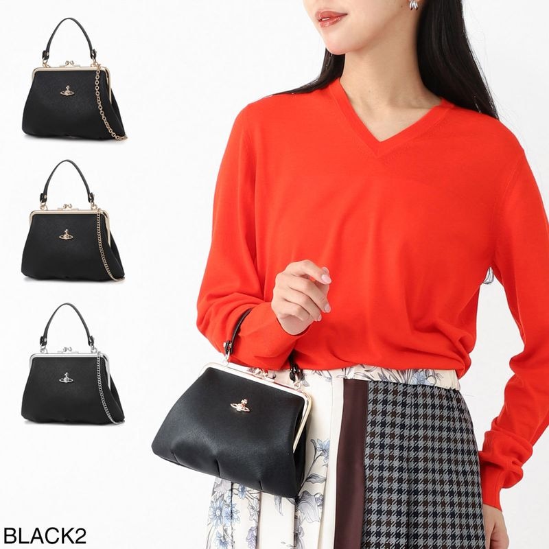 Vivienne Westwood ヴィヴィアンウエストウッド ショルダーバッグ 2WAY/がま口バッグ/GRANNY FRAME PURSE レディース