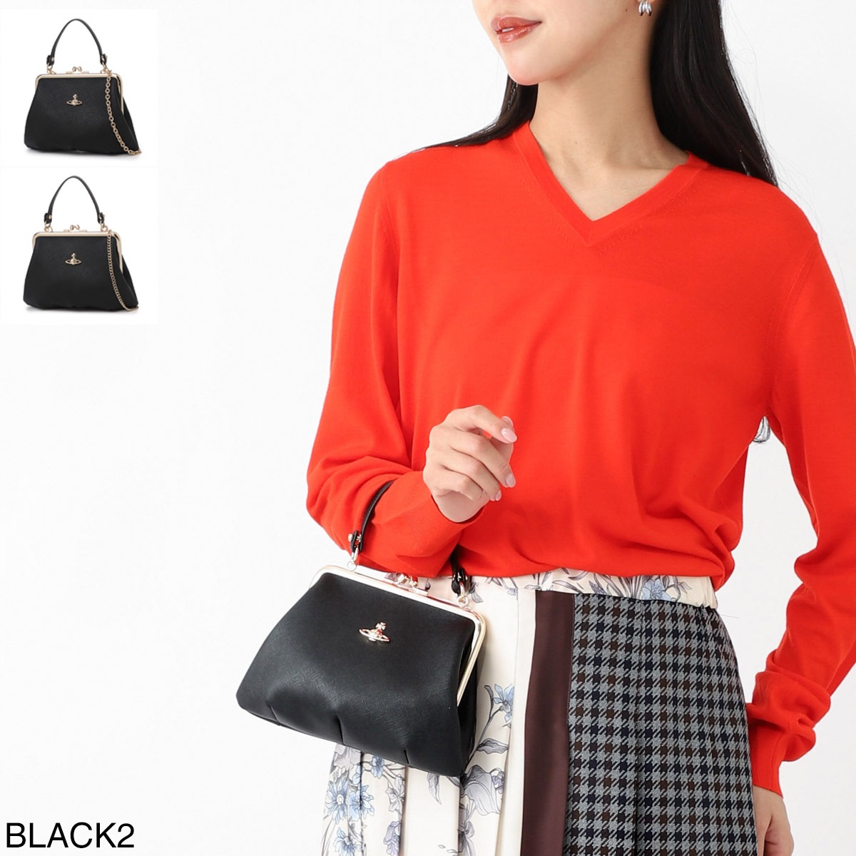 vivianがま口バッグ Vivienne Westwood ヴィヴィアンウエストウッド ショルダー