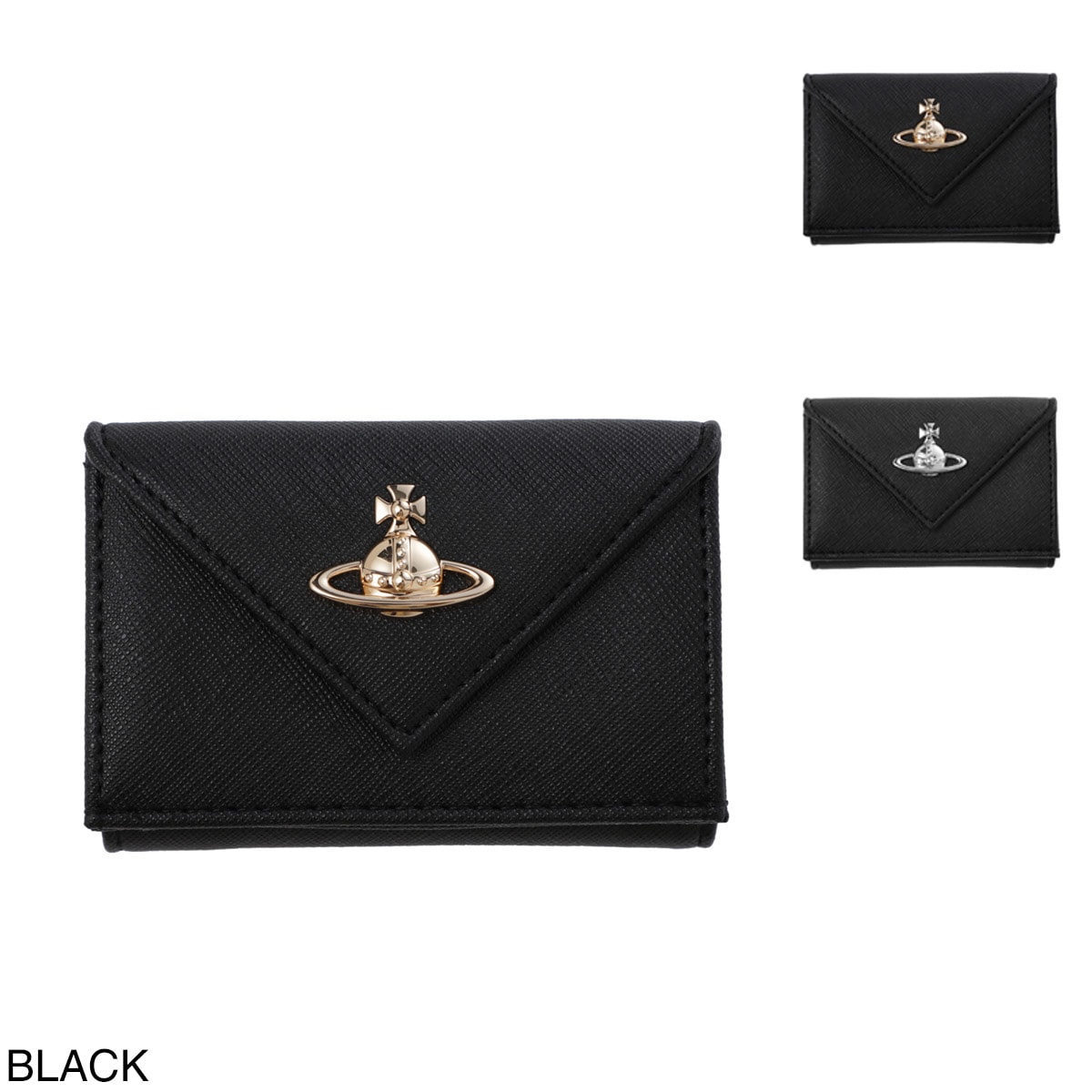 Vivienne Westwood ヴィヴィアンウエストウッド 3つ折り財布 小銭入れ付き/ENVELOPE BILLFOLD WITH POCKET レディース