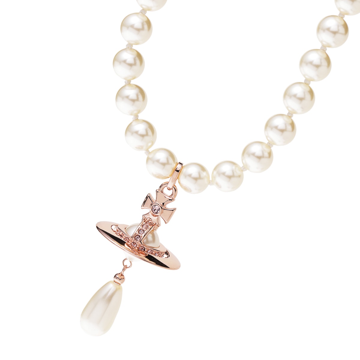 Vivienne Westwood パール ネックレス チョーカー Vivienne Westwood パール チョーカー | ホワイト | FARFETCH JP