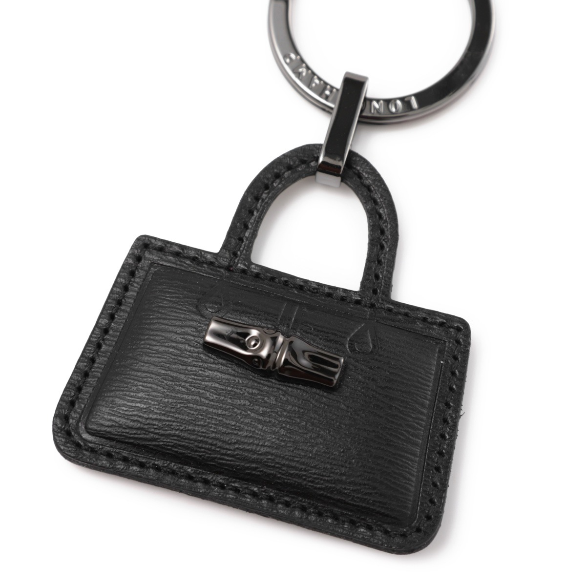 LONGCHAMP ロンシャン キーリング/バッグチャームモチーフ/KEY HOLDER ROSEAU レディース