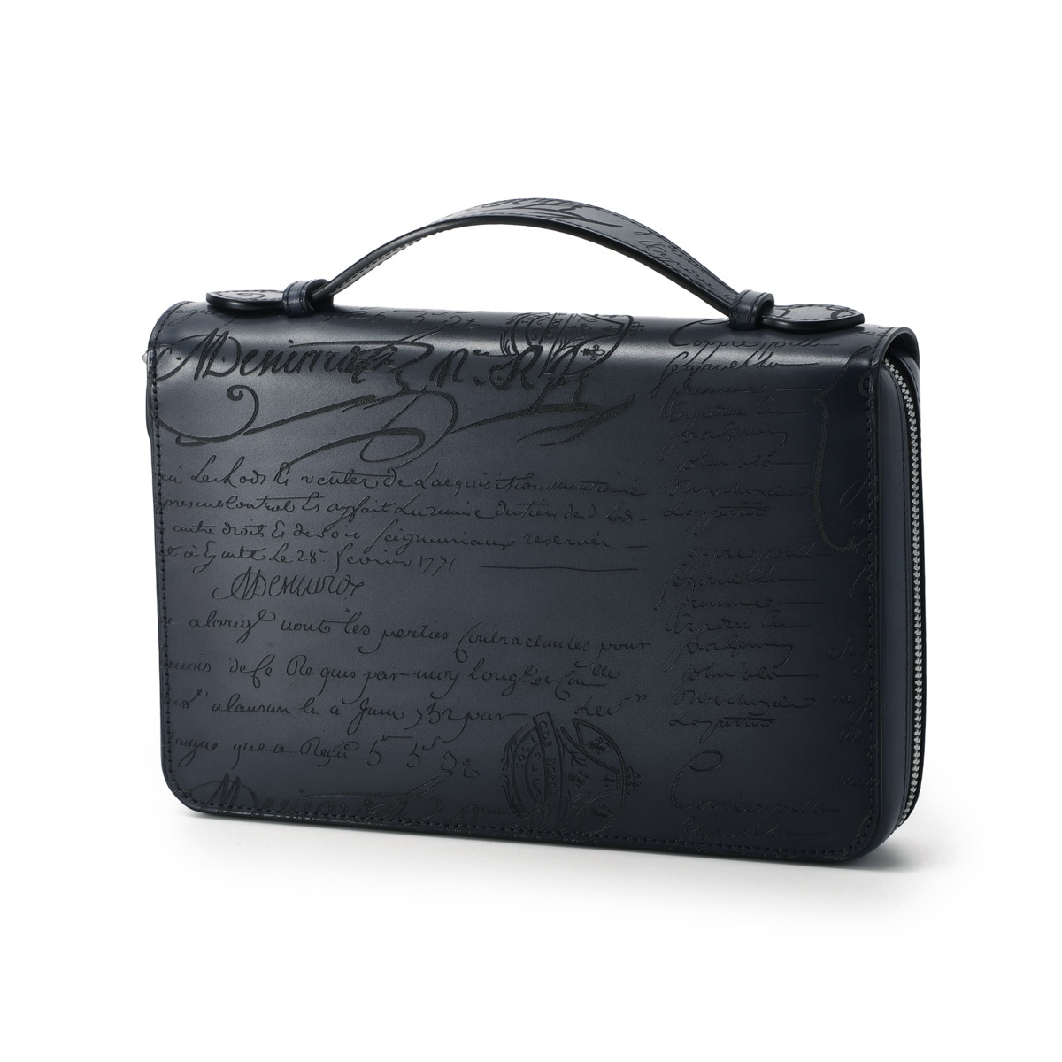 ベルルッティ　ケース　ワパ　ブラック　ラウンドファスナー ベルルッティ Berluti イタウバラウンドファスナー長財布