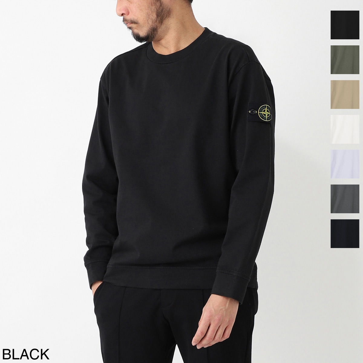 【STONE 】ストーンアイランド スウェット Musk STONE ISLAND ストーンアイランド スウェット/61241 ORGANIC