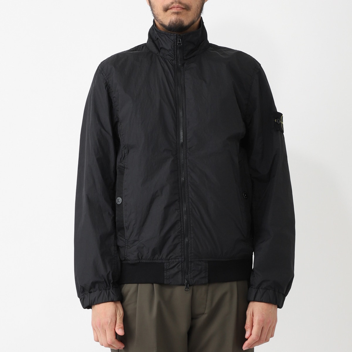 STONE  ナイロンジャケット ブラック M ブランド古着】STONE ISLAND / ストーンアイランド 24SS