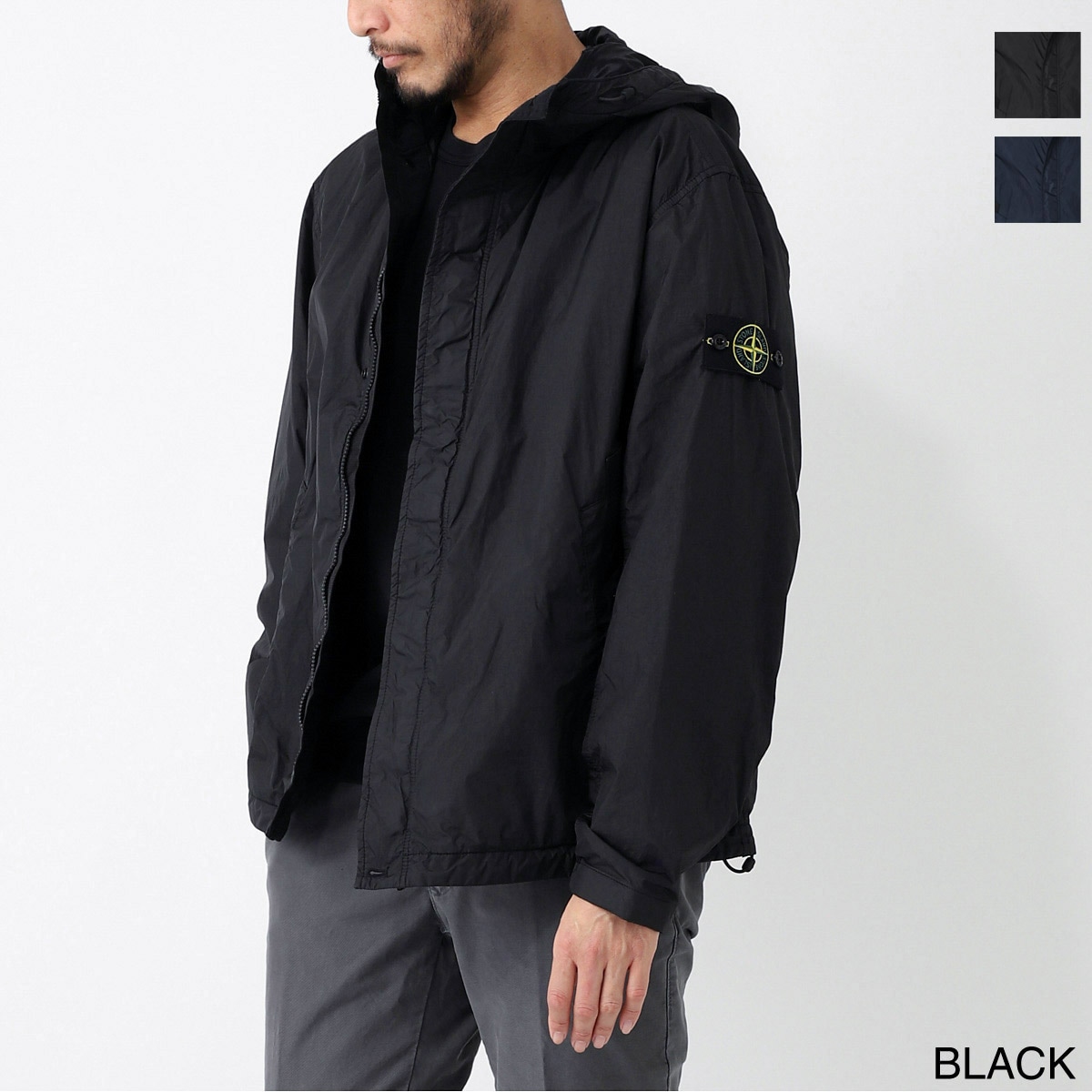 STONE  ストーンアイランド フーデッド ブルゾン アウトレット】STONE ISLAND ストーンアイランド フーデッド ブルゾン
