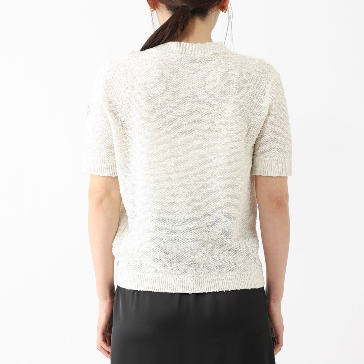 MONCLER モンクレール 半袖クルーネックニット レディース