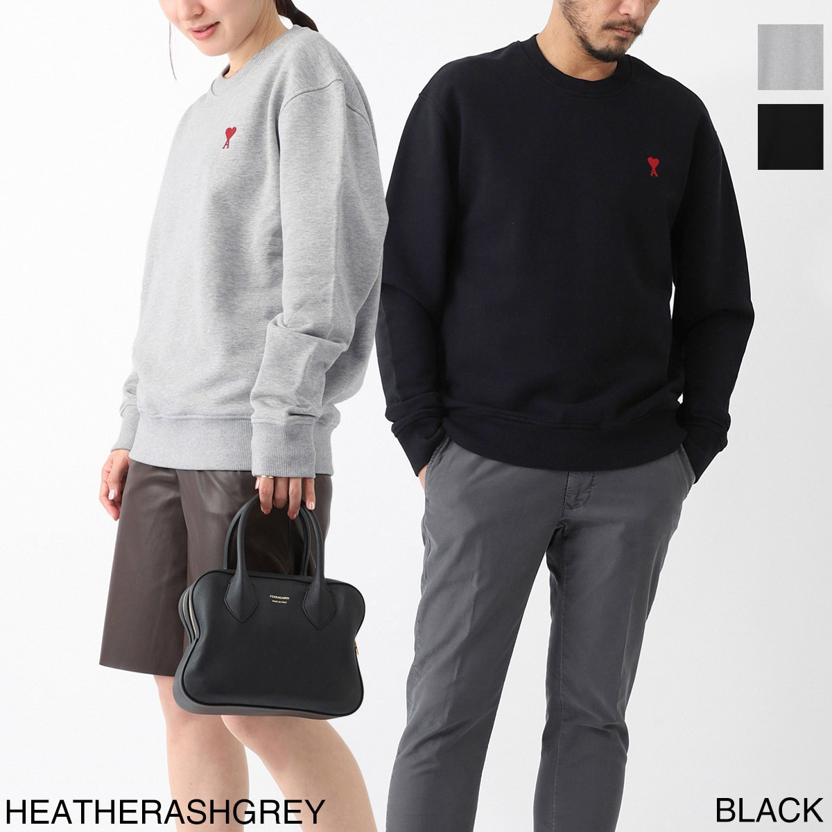 AMI アミ スウェットシャツ/AMI DE COEUR SWEATSHIRT | メンズ