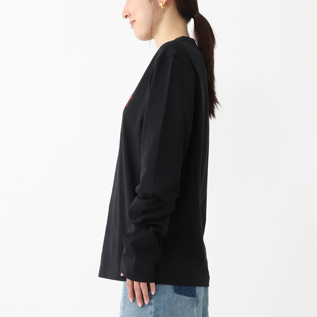 AMI アミ クルーネック 長袖Tシャツ/AMI DE COEUR LONG SLEEVES T-SHIRT