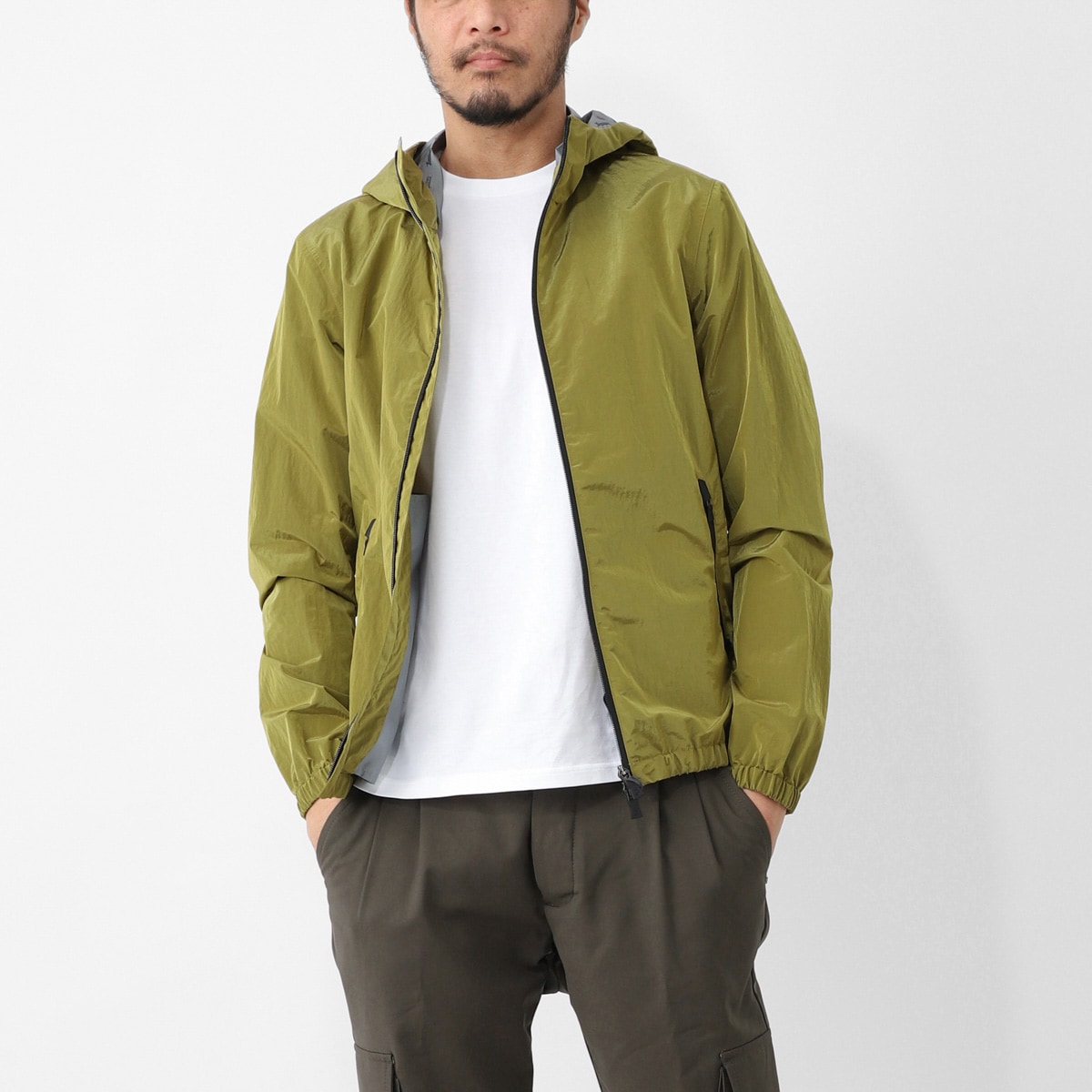 フォレット (Foret) メンズ ジャケット アウター Slow Brushed Cotton Overshirt (Curry) HERNO ヘルノ ウインドブレーカー⁄HERNO LAMINAR メンズ | メンズ