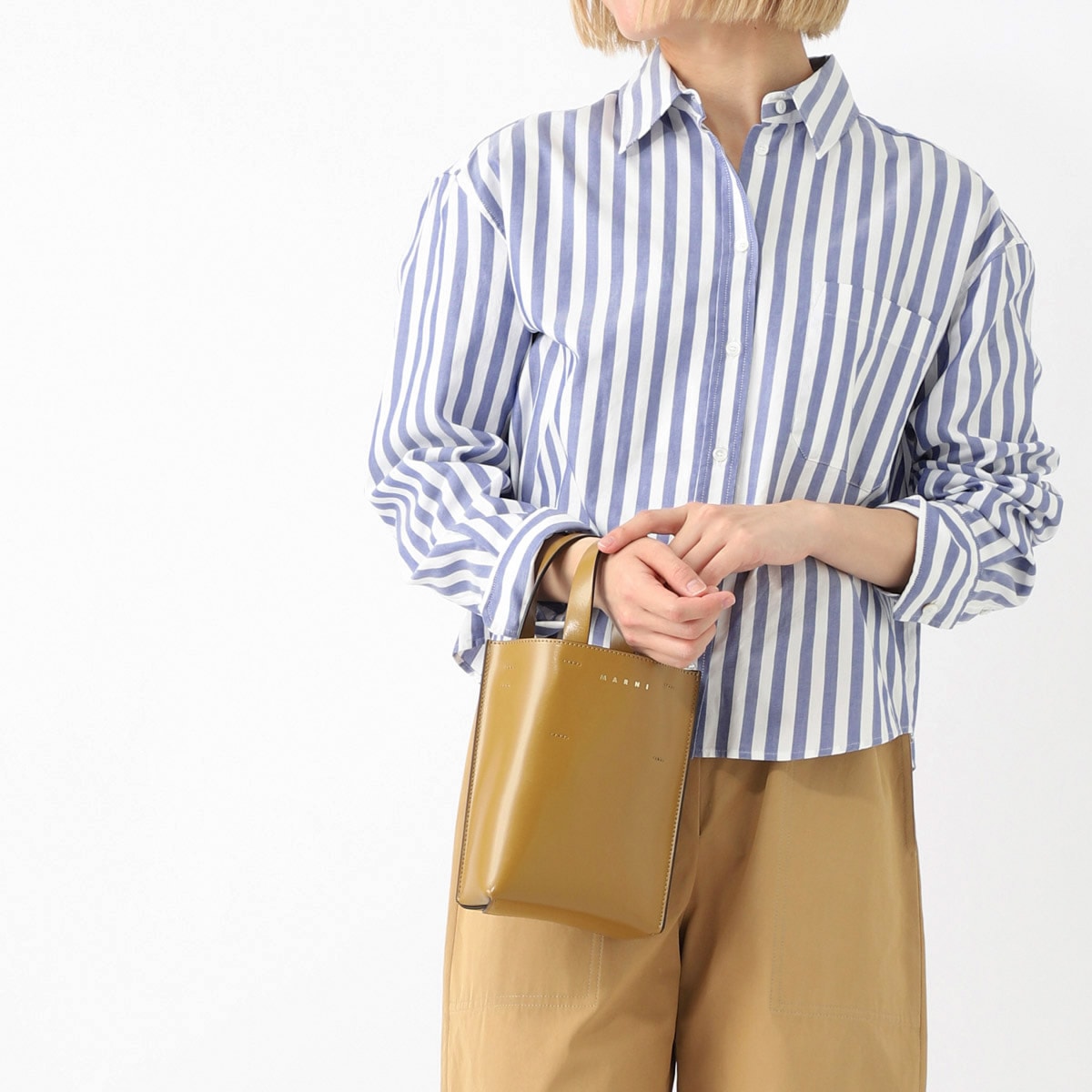 【アウトレット】【ラスト1点】WEEKEND Max Mara ウィークエンドマックスマーラ 長袖レギュラーカラーシャツ/RUBIERA【大きいサイズあり】 レディース