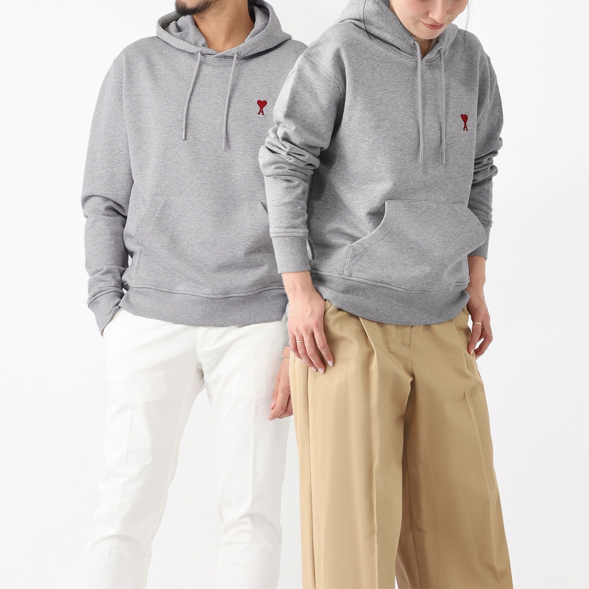 AMI パーカ bfusw235-730 AMI アミ パーカ/フーディ/AMI DE COEUR HOODIE | メンズ