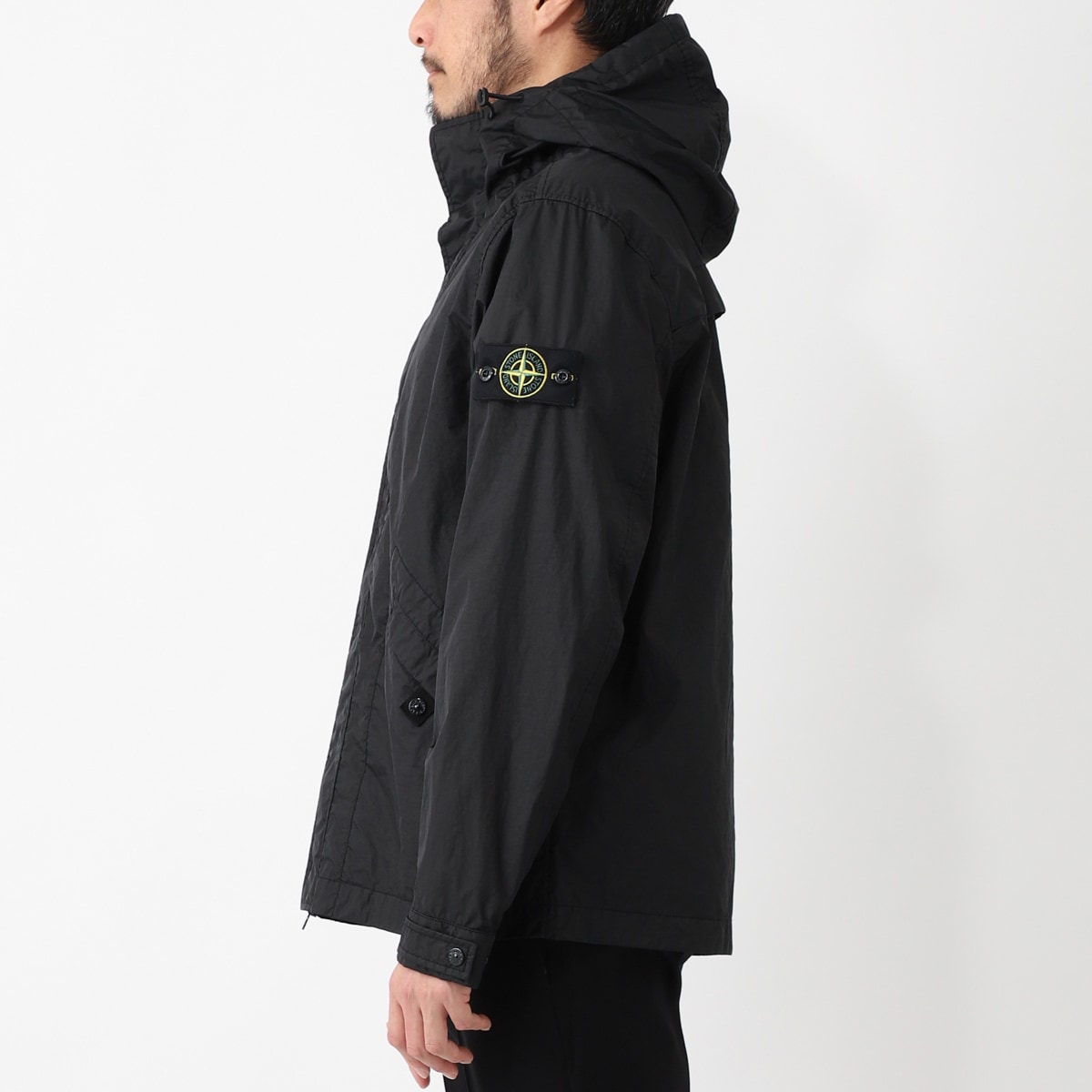 Stone  ナイロンジャケット MEMBRANA 3L TC黒 Stone Island Membrana 3L TC ジャケット | ブラック | FARFETCH JP