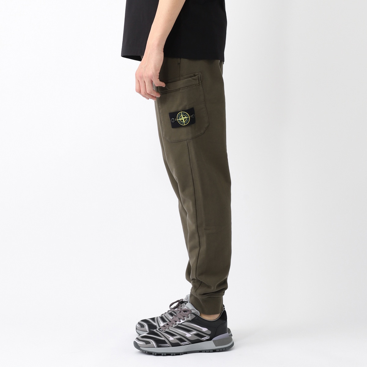 [あす着] ストーンアイランド STONE  スウェットパンツ メンズ 6200011 ORGANIC COTTON FLEECE アウトレット】STONE ISLAND ストーンアイランド スウェットパンツ