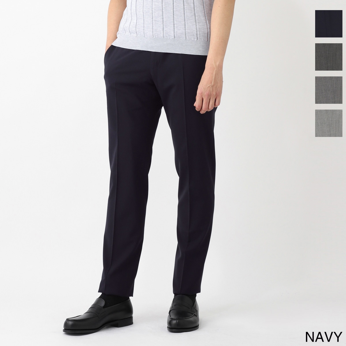 PT TORINO ピーティートリノ ノープリーツ スラックス/BUSINESS SLIM FIT メンズ