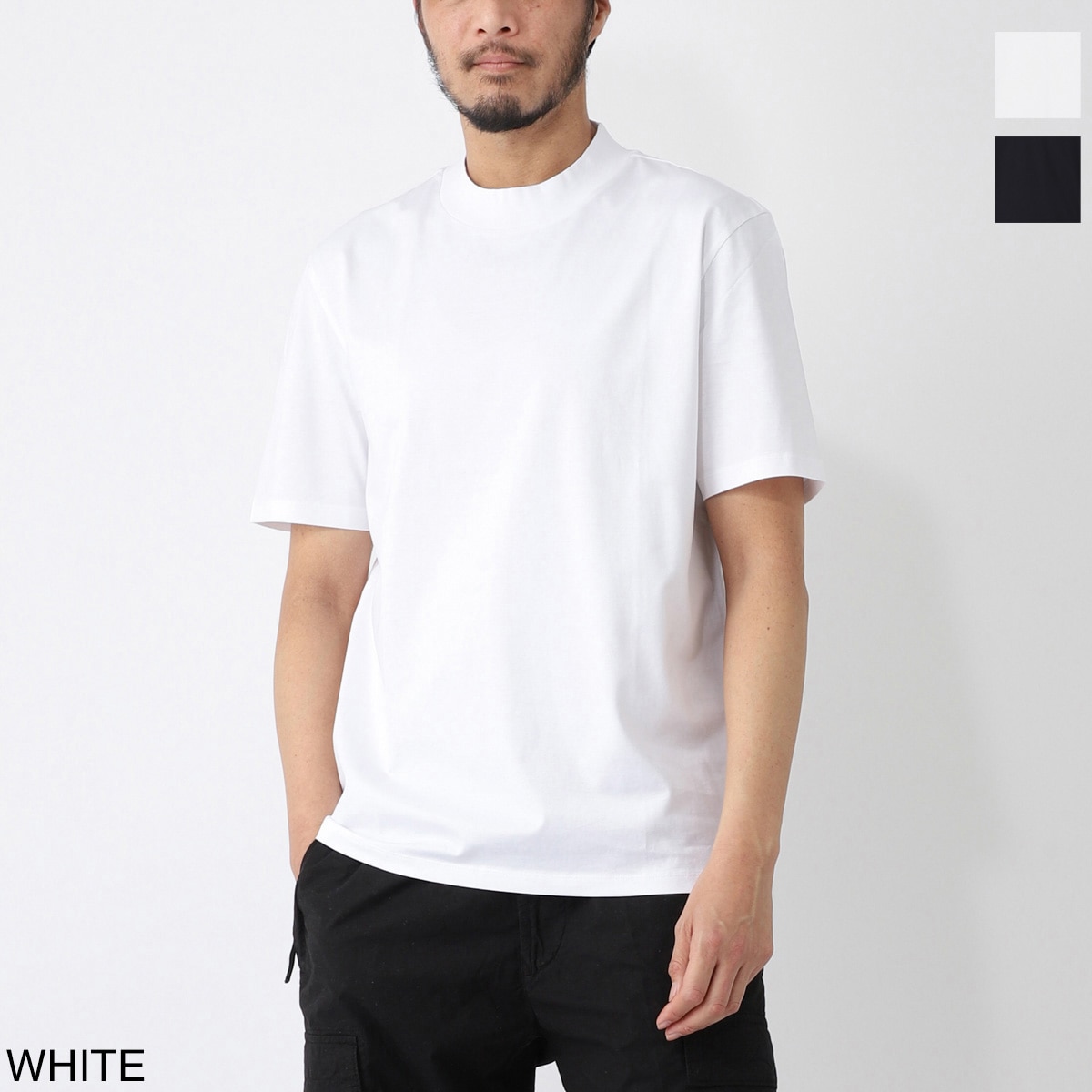 『ネコポス対応(1点まで)』HUGO HUGOBOSS ヒューゴヒューゴボス ハイネックTシャツ/DIMERSOM メンズ