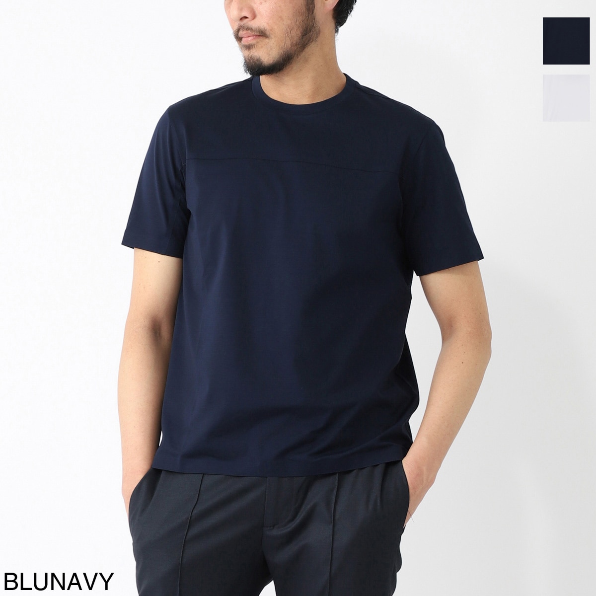 HERNO ヘルノ クルーネックTシャツ メンズ