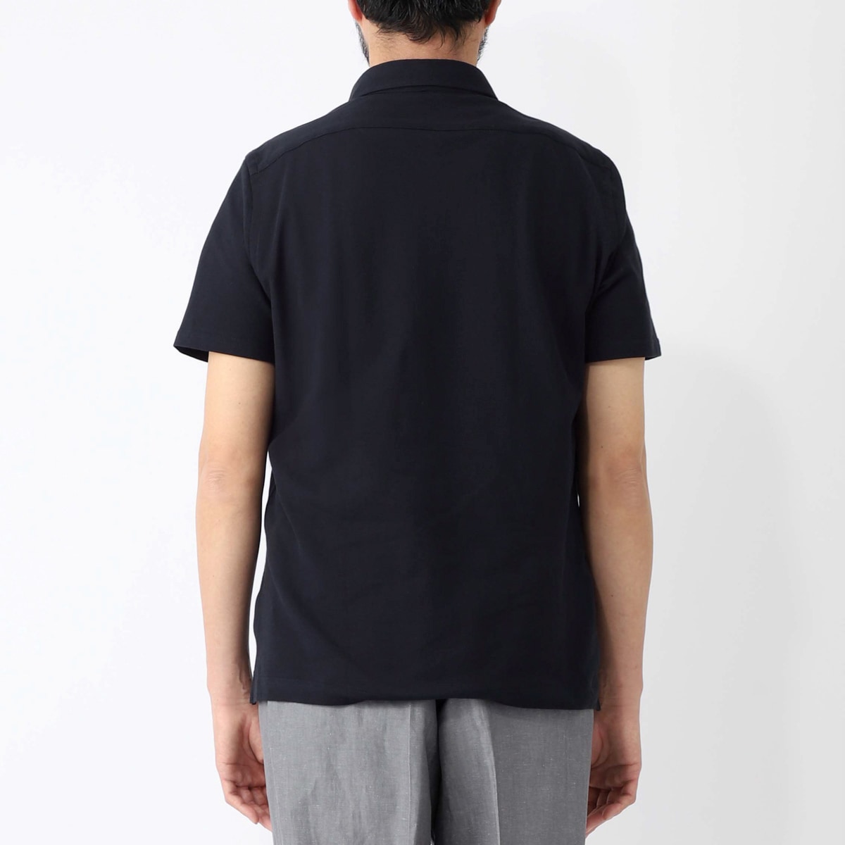 GUY ROVER ギローバー 半袖ポロシャツ/ワイドカラーポロシャツ/JERSEY メンズ