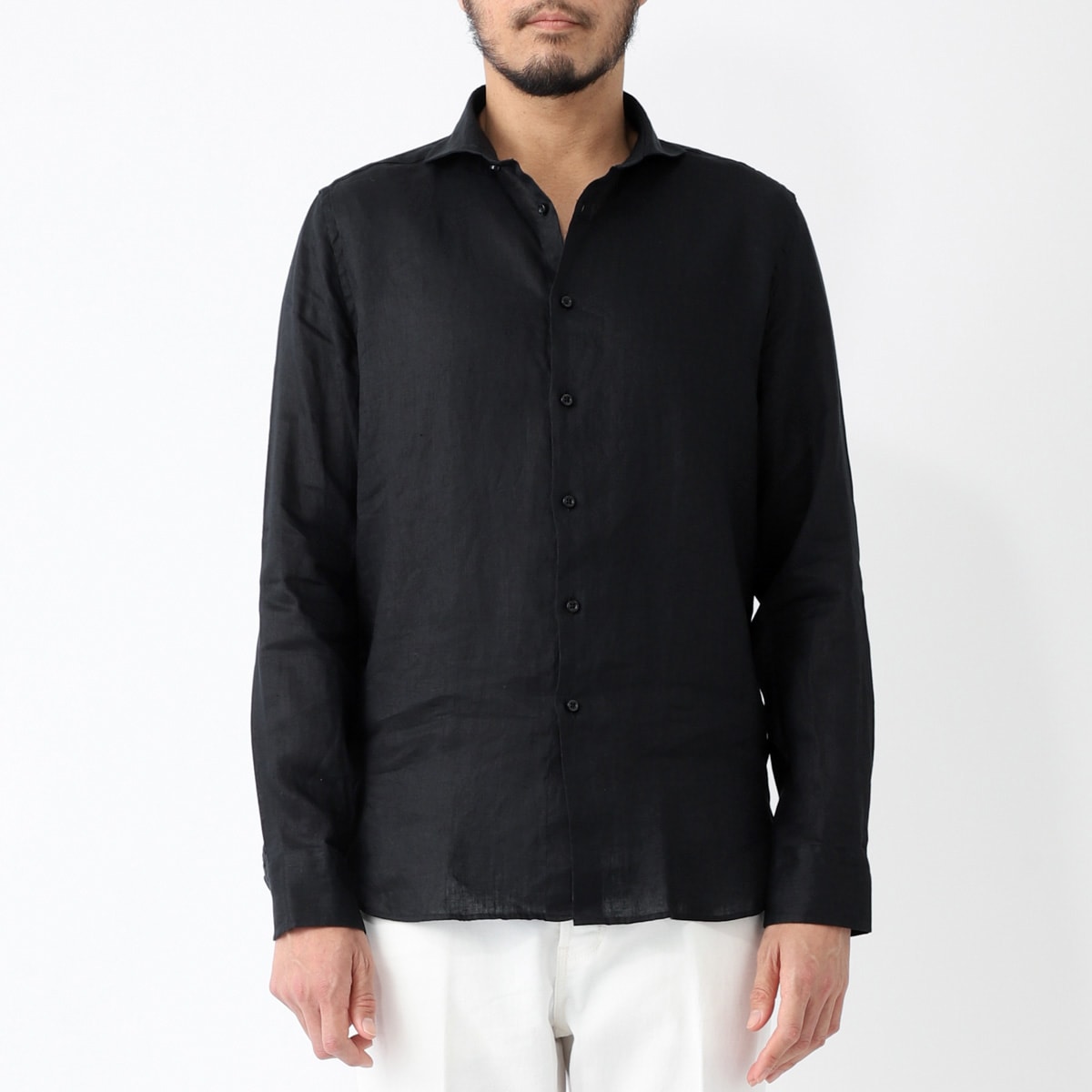 [あす着] ギローバー GUY ROVER リネンシャツ ホリゾンタルカラーシャツ メンズ WASH GUY ROVER ギローバー リネンシャツ/ホリゾンタルカラーシャツ/WASH