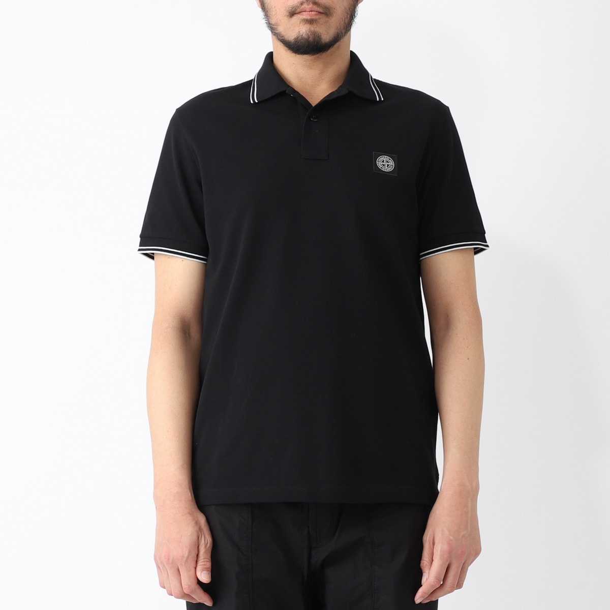 STONE  ポロシャツ Lサイズ 100%綿 VORTEX 8オンス(MVS天竺) サイドスリット ボクシーAラインポロシャツ