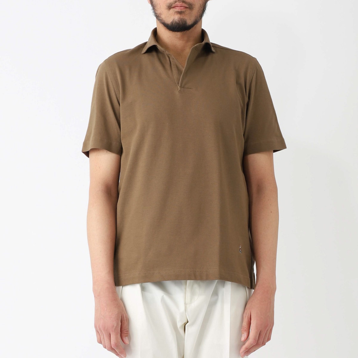 GUY ROVER ギローバー 半袖ポロシャツ/スキッパーポロシャツ/JERSEY メンズ