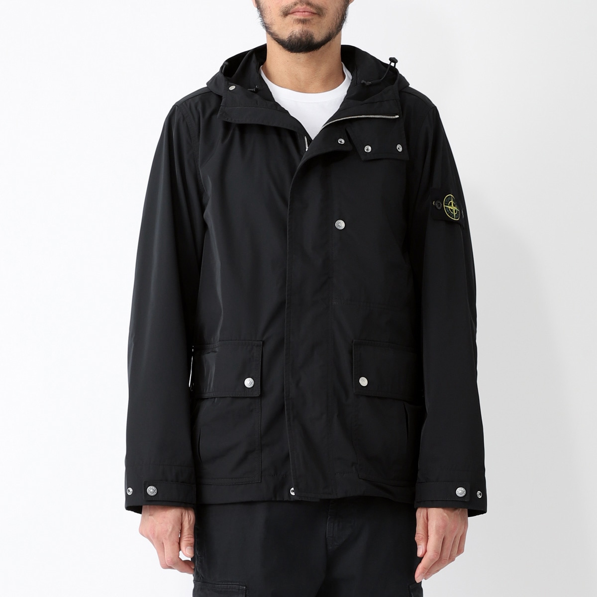 STONE ISLAND ストーンアイランド フーデッド ブルゾン/4100006 MICRO