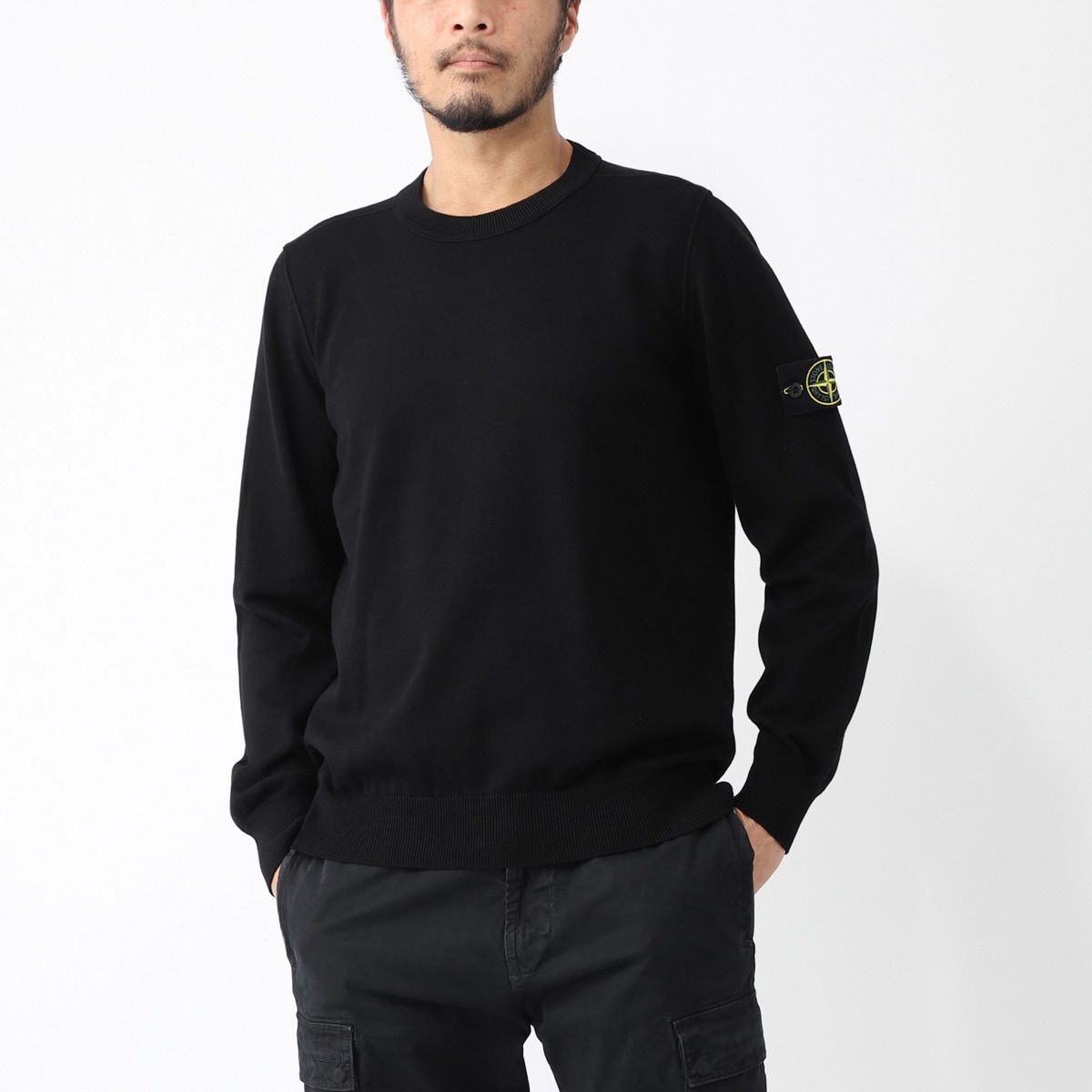 STONE ISLAND ストーンアイランド クルーネック ニット/5100053 SOFT ORGANIC COTTON メンズ