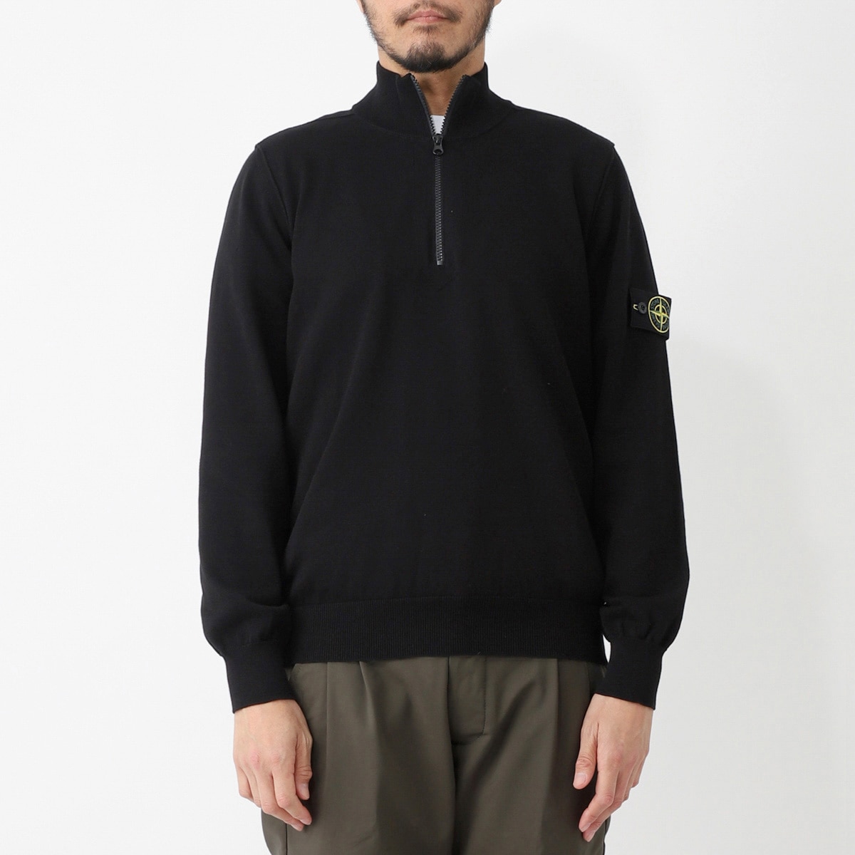 STONE ISLAND ストーンアイランド ハーフジップニット/5100063 SOFT