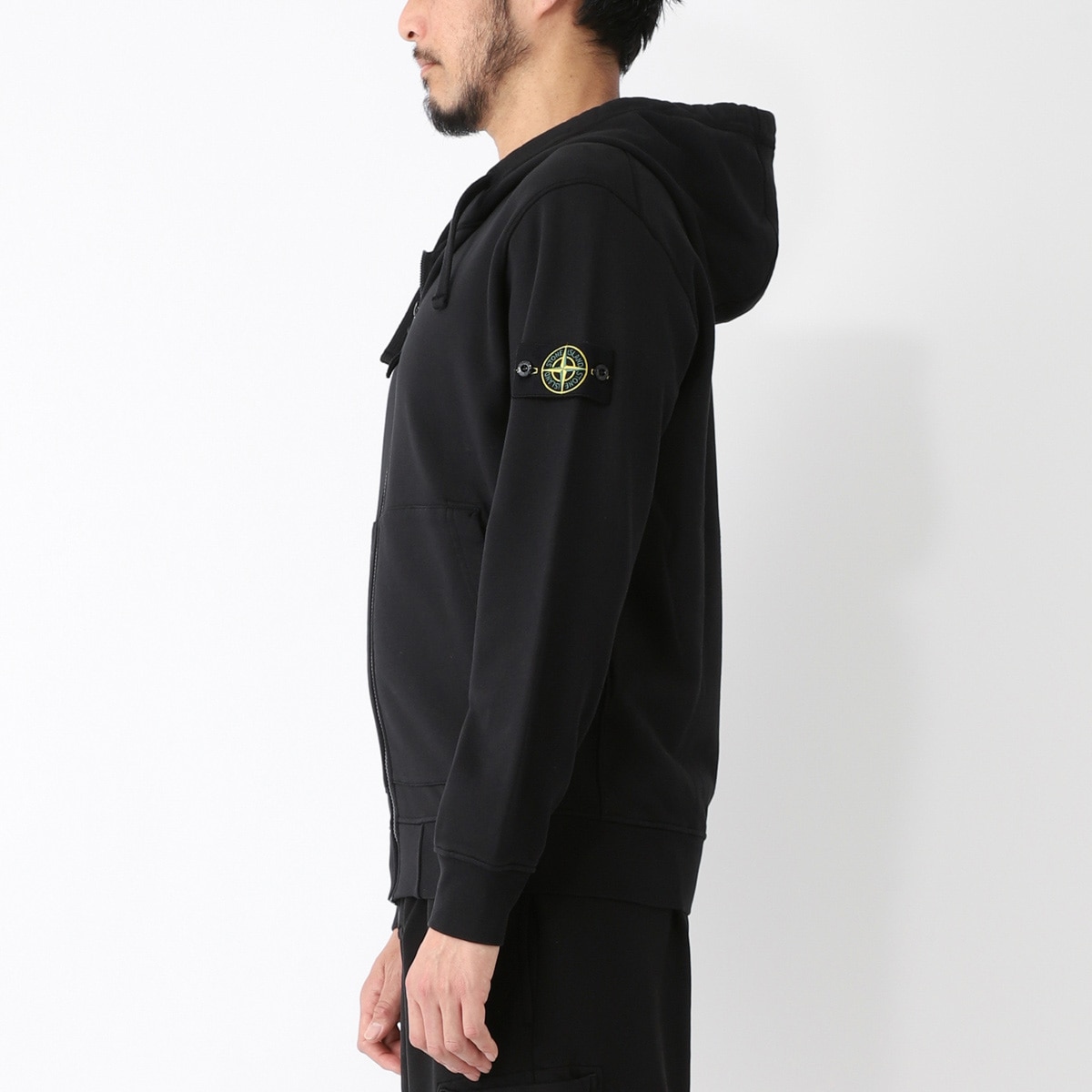 STONE ISLAND ストーンアイランド ジップアップパーカ/6100042 ORGANIC