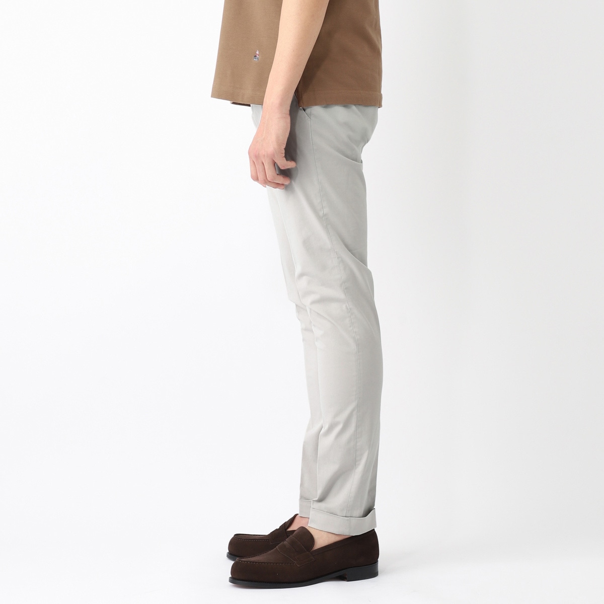 新品【BRIGLIA ブリリア 1949】BG03 ノープリーツパンツ 白 46 ブリリア 1949 / BRIGLIA 1949 / SLIM FIT / ノープリーツパンツ