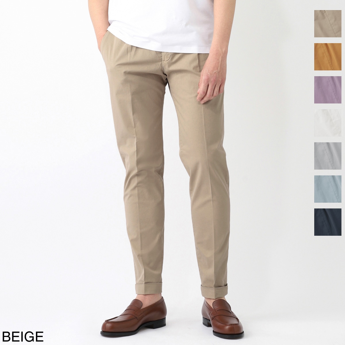 アウトレット】BRIGLIA 1949 ブリリア ワンプリーツ スラックス