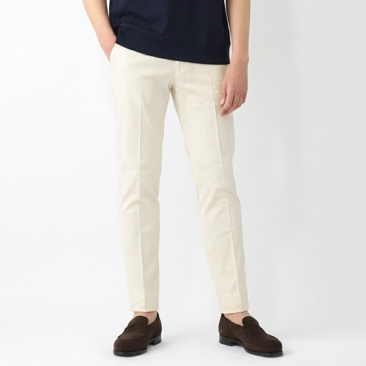 BERWICH ベルウィッチ ノープリーツスラックス/コットンパンツ/MORELLO TWILL COTTON STRETCH メンズ