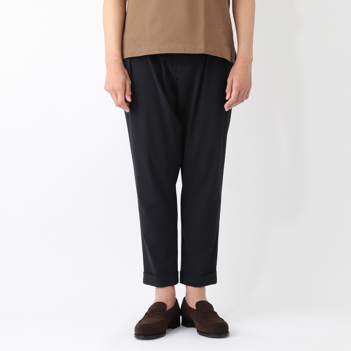 BERWICH ベルウィッチ ツープリーツ スラックス/SCOTCH NYLON BI