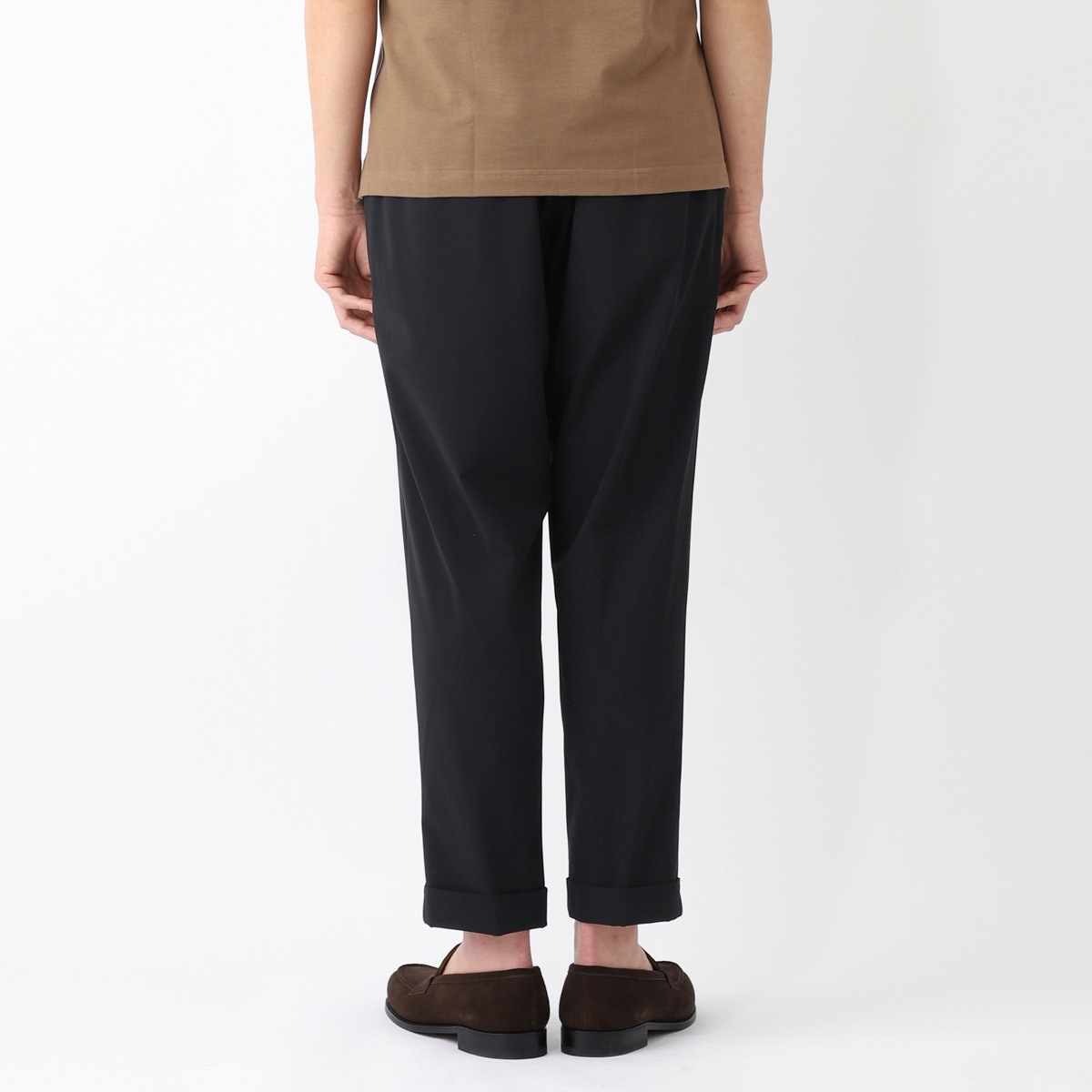 BERWICH ベルウィッチ ツープリーツ スラックス/SCOTCH NYLON BI-STRETCH メンズ