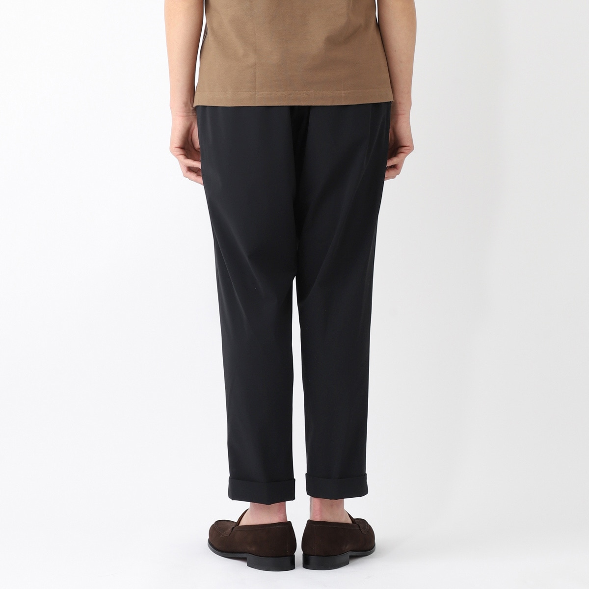 BERWICH ベルウィッチ ツープリーツ スラックス/SCOTCH NYLON BI-STRETCH メンズ