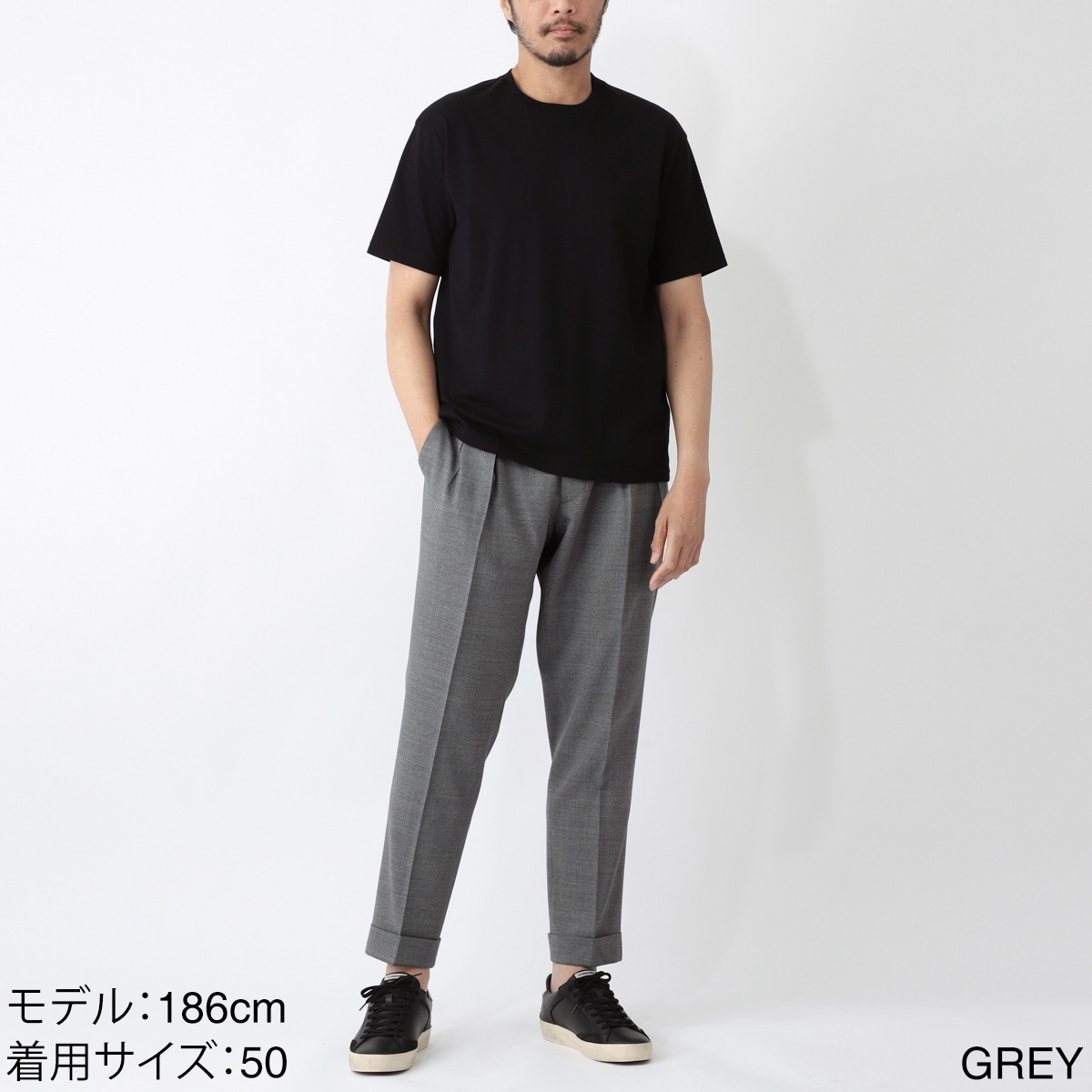 BERWICH ベルウィッチ ツープリーツ スラックス/ウールパンツ/TROPICAL