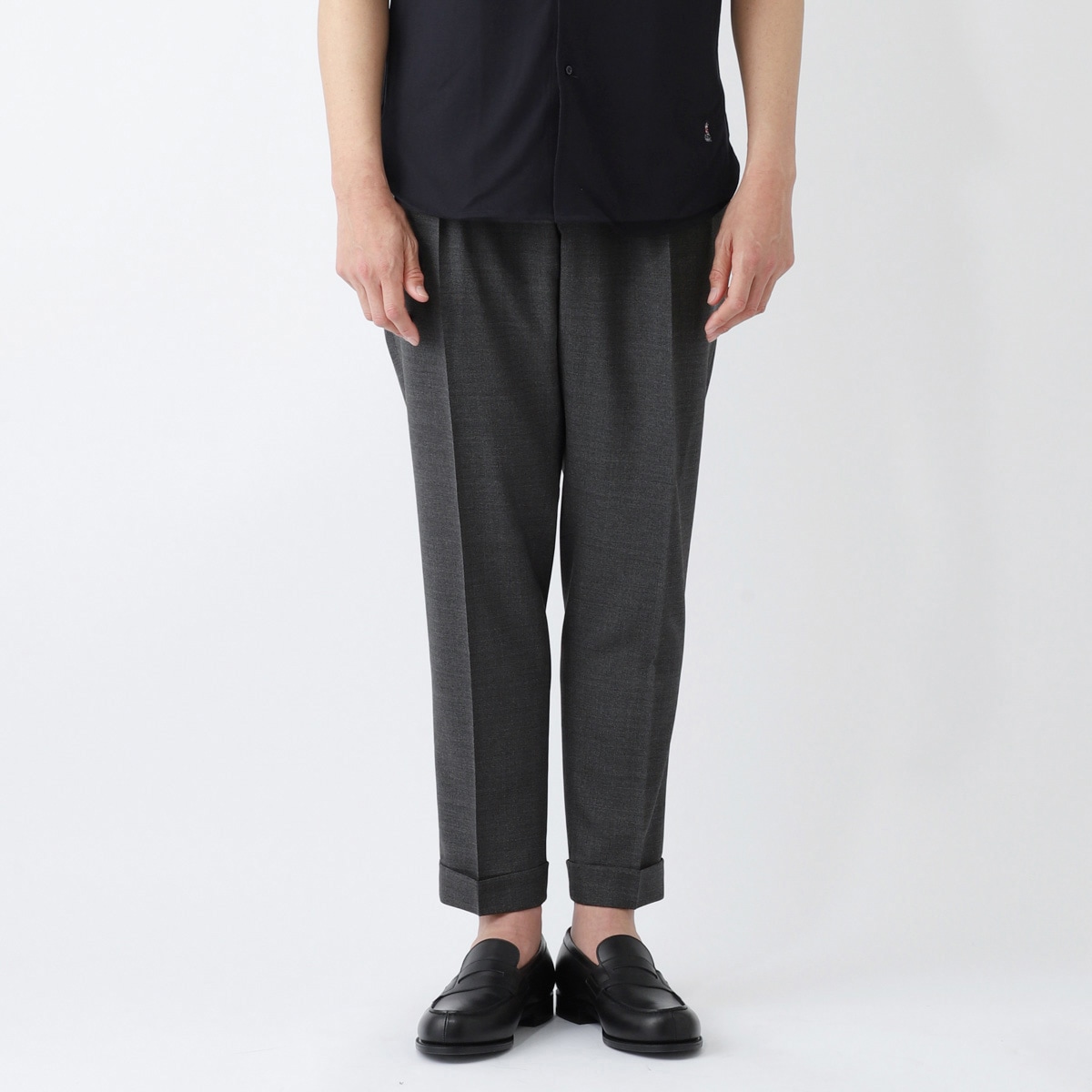 BERWICH ベルウィッチ ツープリーツ スラックス/ウールパンツ/TROPICAL NATURAL STRETCH メンズ