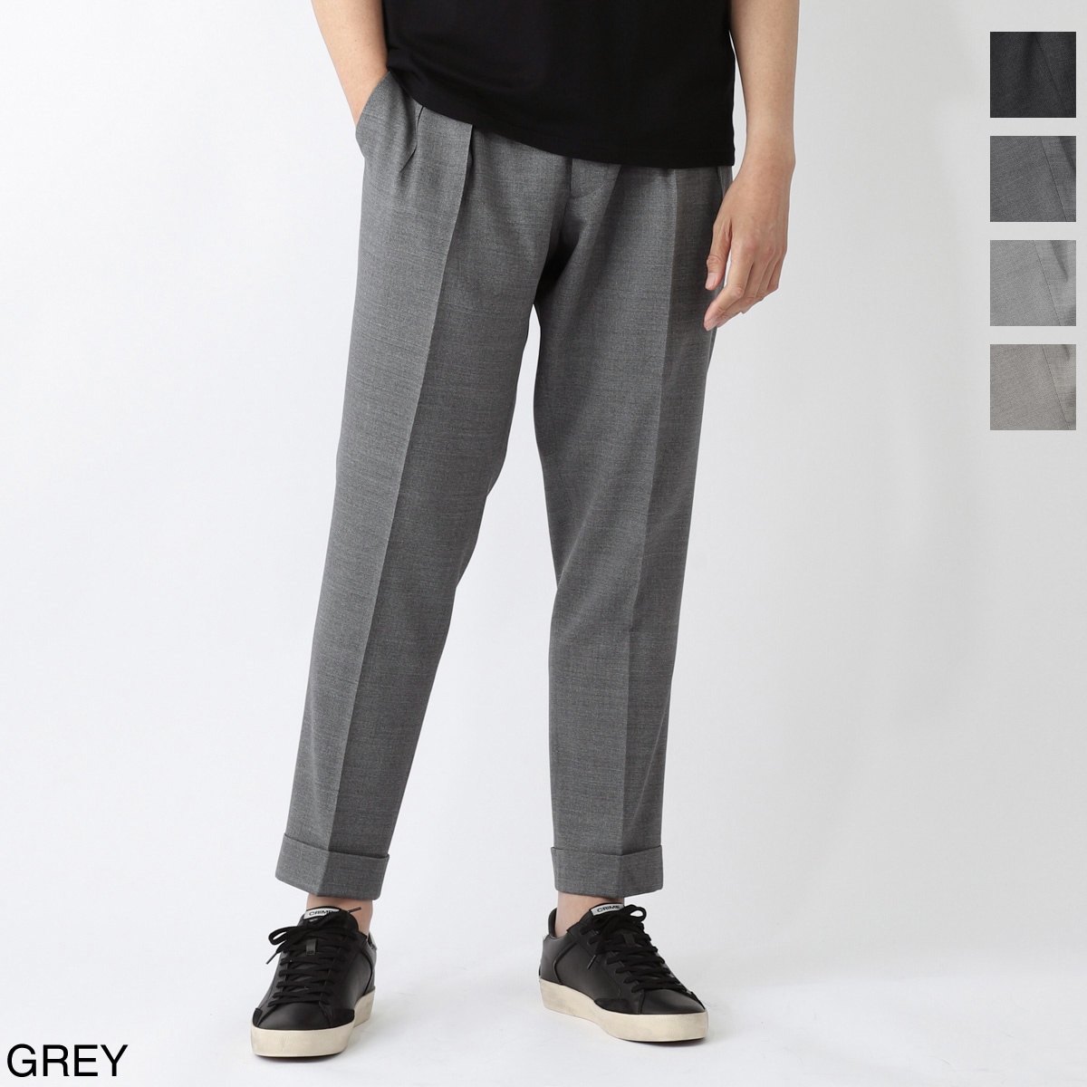 【新品】BERWICH scotch カノニコ ウール スラックス パンツ 42 BERWICH SCOTCH スラックス 42 BERWICH ベルウィッチ スラックス