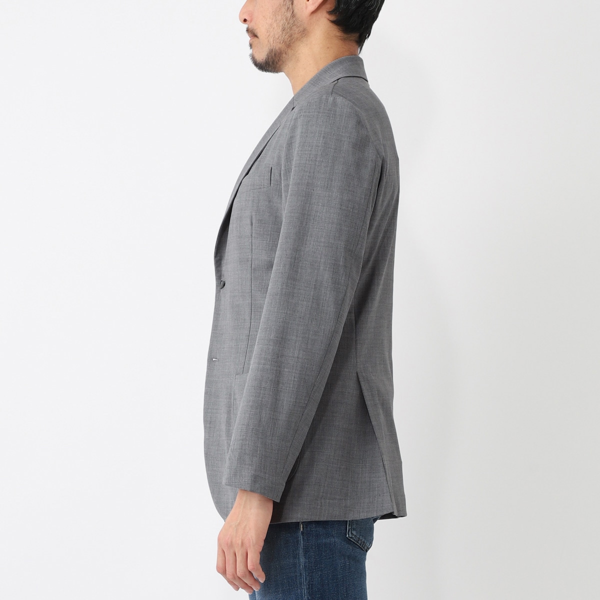 GIAB'S ARCHIVIO ジャブス アルキヴィオ 2つボタン イージージャケット/シングルジャケット/STROZZI/L【大きいサイズあり】 メンズ