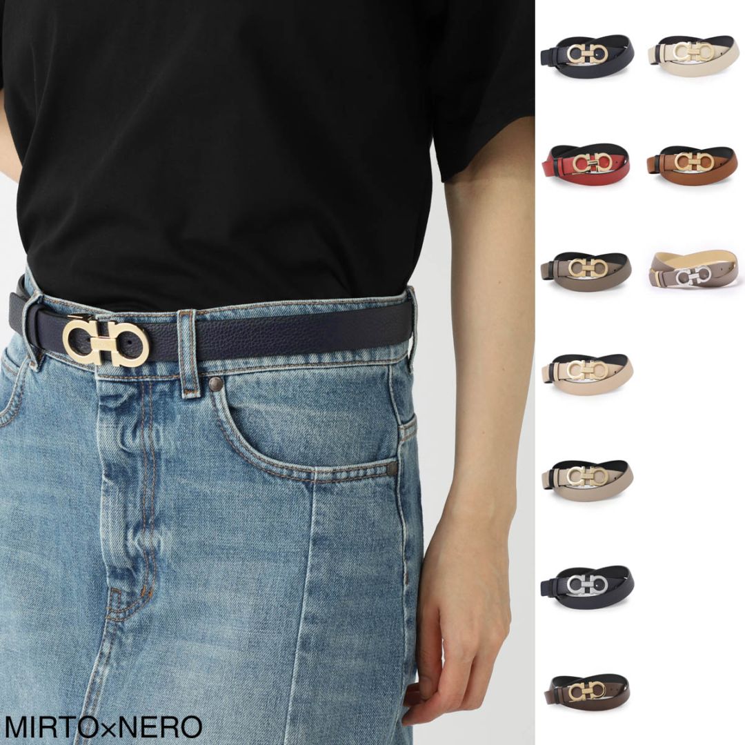 FERRAGAMO フェラガモ リバーシブル ベルト レディース | レディース