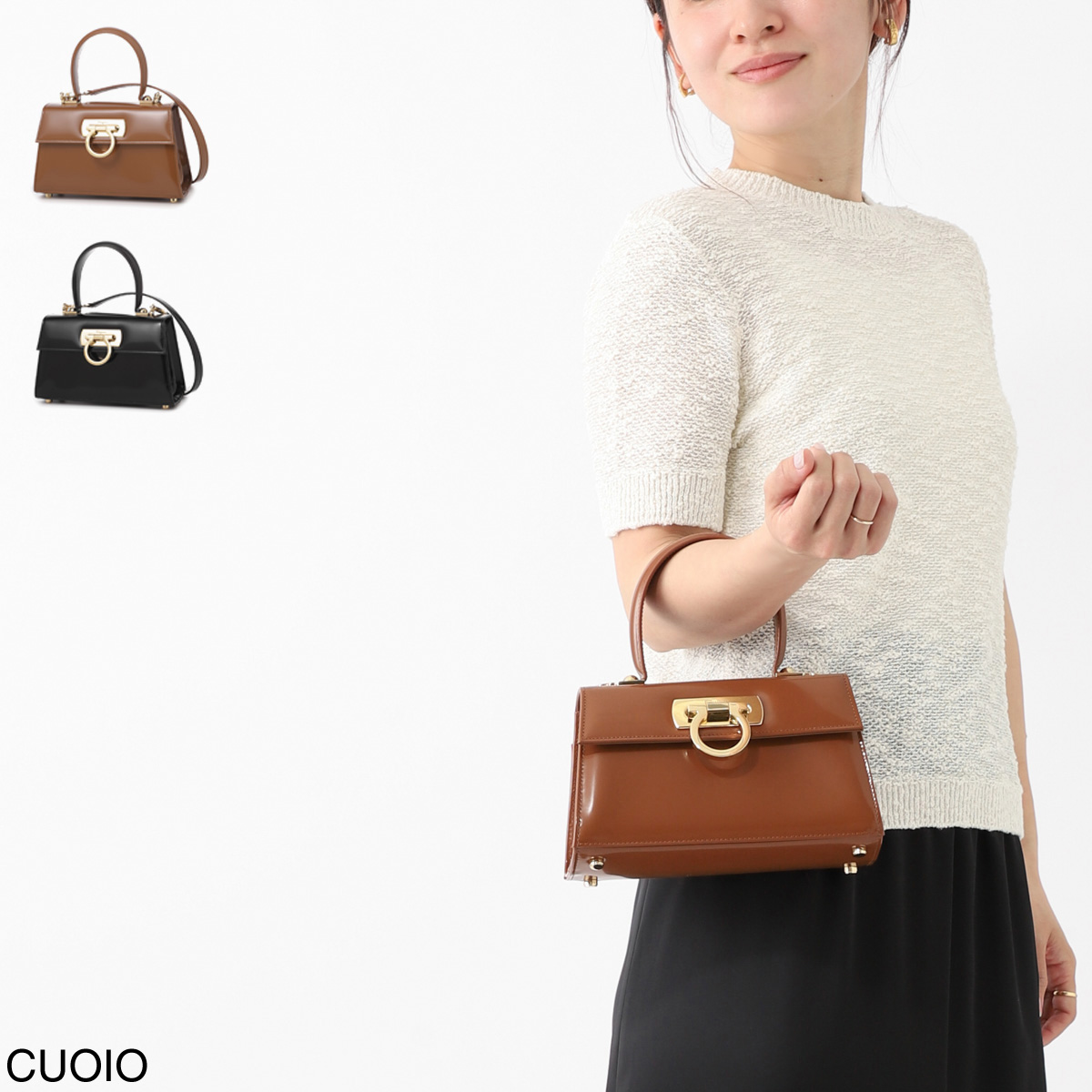 FERRAGAMO フェラガモ ハンドバッグ 2WAY レディース