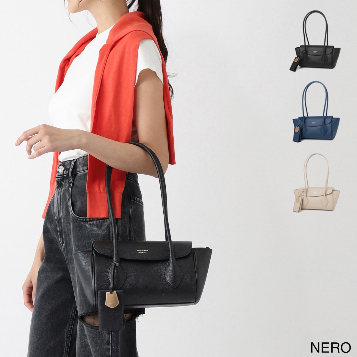 フェラガモ トートバッグ レディース ブランド Ferragamo 214955FAB