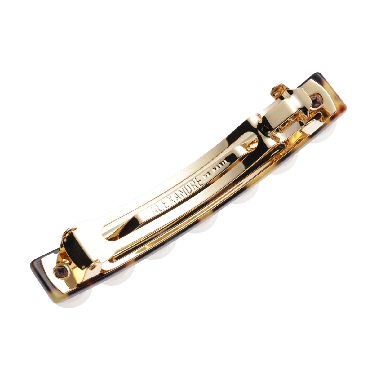 ALEXANDRE DE PARIS アレクサンドルドゥパリ バレッタ/TIMELESS BARRETTE AUTO 8CM PERLEE レディース