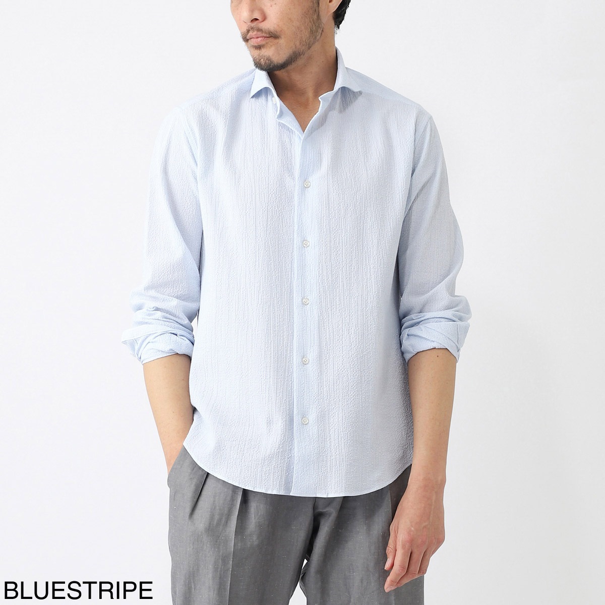 DASE デイズ ホリゾンタルカラー シャツ/総柄シャツ メンズ | メンズ